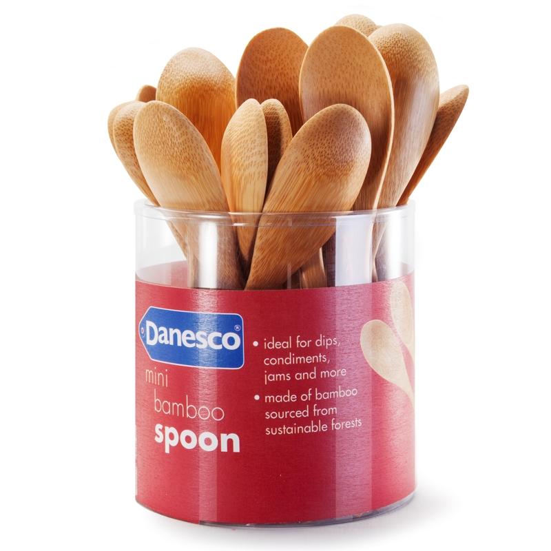 Danesco Mini Bamboo Spoon 1pc - The Cuisinet