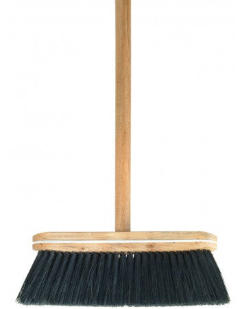 Superio Tampico Broom, with Wooden Handle - The Cuisinet