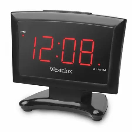 Westclox Black Plasma 0.9" LED Alarm Clock 1pc - The Cuisinet