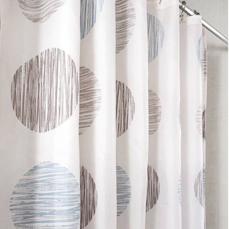 Sunset Circles Shower Curtains - The Cuisinet