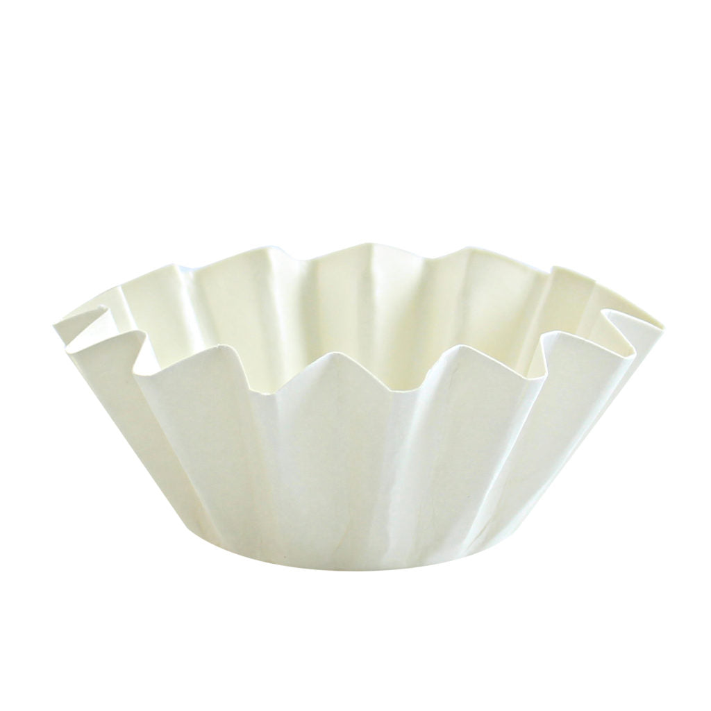 Floret Baking Cups White Large 20pc - The Cuisinet