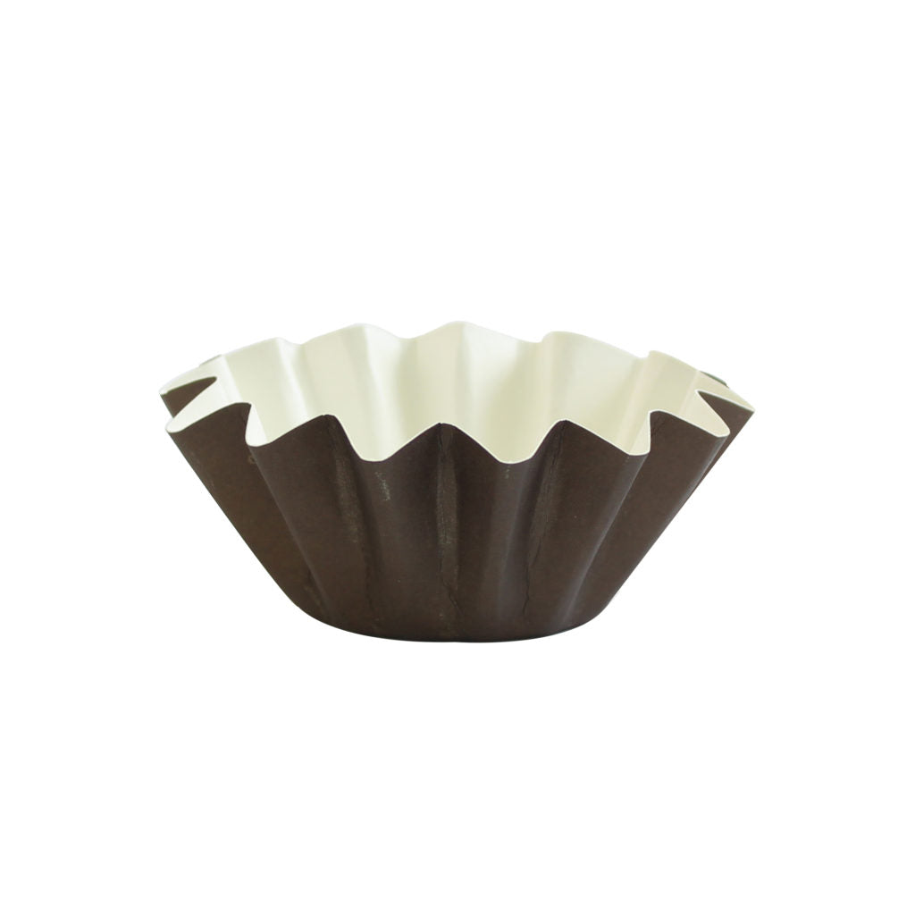 Floret Baking Cups Brown Small 24pc - The Cuisinet