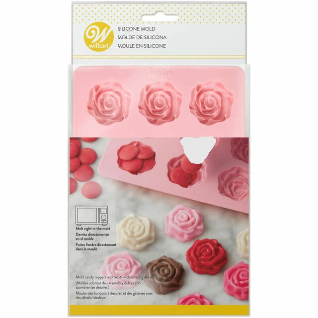 Wilton Rose Silicone Mold 12cavity - The Cuisinet