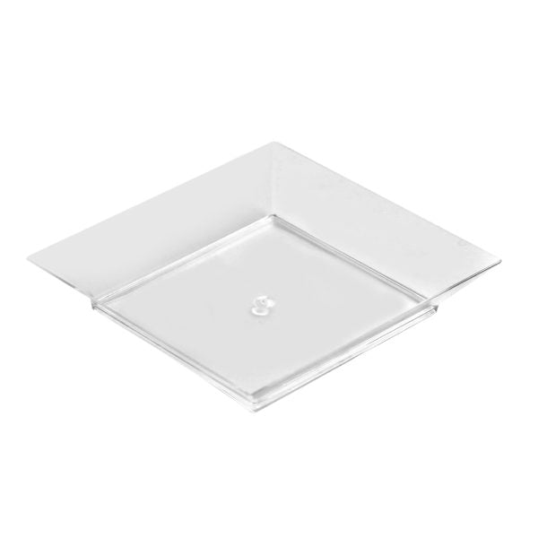 MiniWare Clear Square Plate 3.5" 8pc - The Cuisinet
