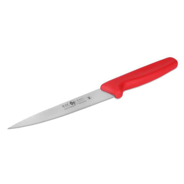 Icel Red 6" Straight Knife 1pc - The Cuisinet