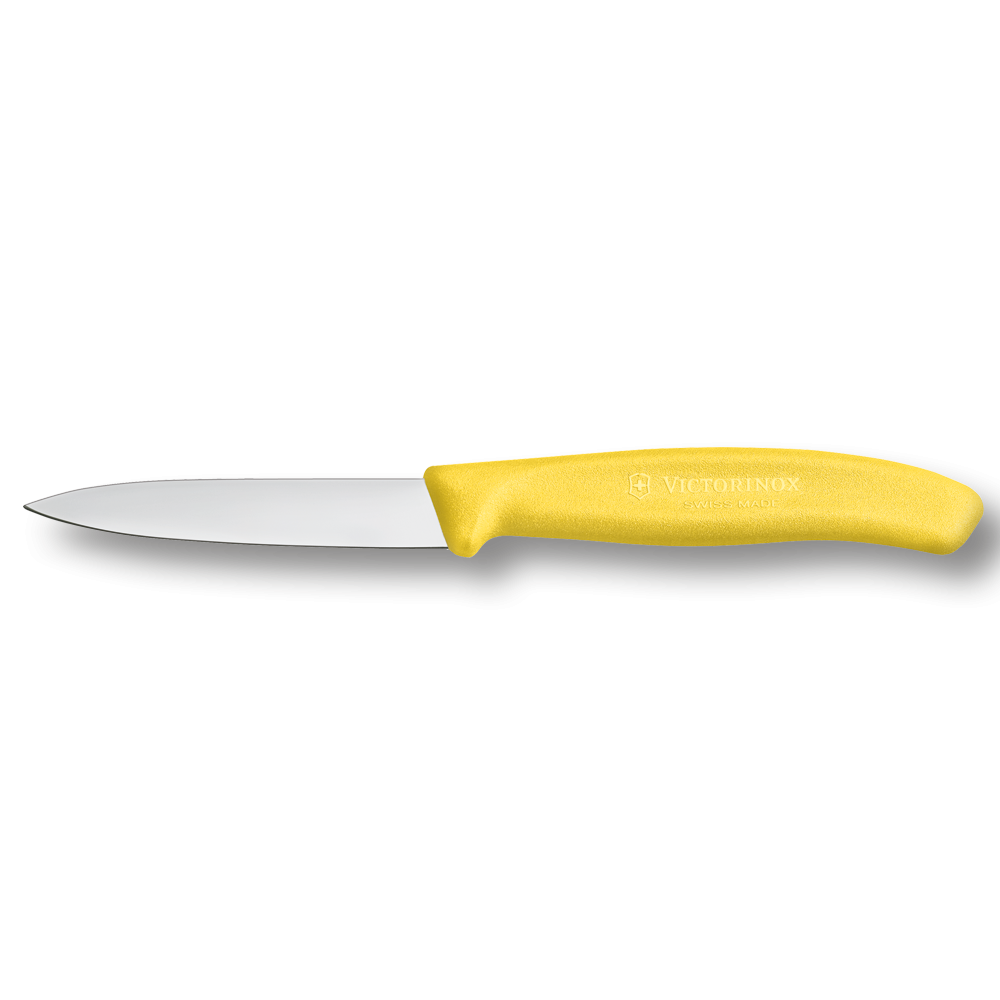 Victorinox Yellow Serrated Pointed Knife 3.25" 1pc - The Cuisinet