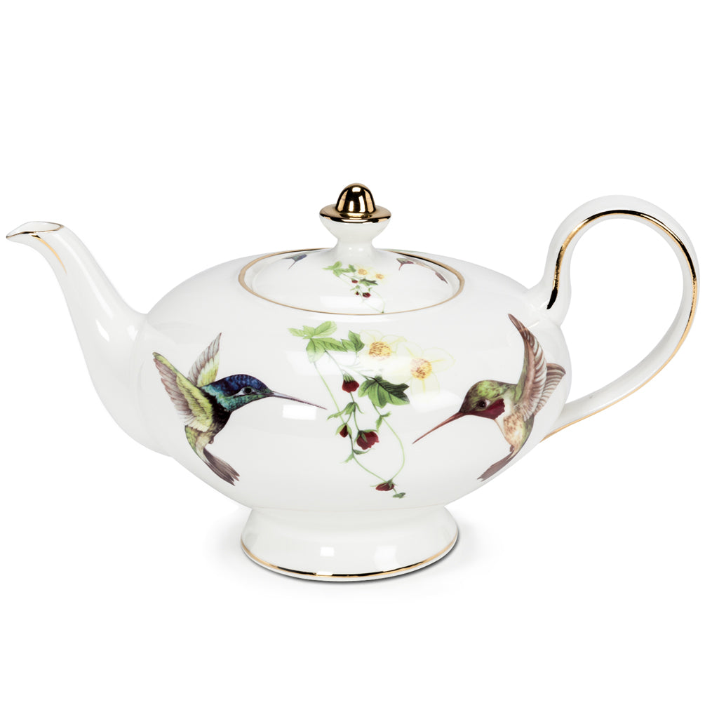 Abbott White Hummingbird Teapot 1pc - The Cuisinet