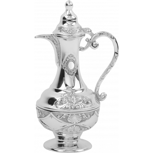 Ner Mitzvah Silver Plated 'Oil Krigel' (8" Height) - The Cuisinet