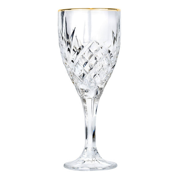 Ashford Gold Wine Glass 300ml 4pc - The Cuisinet