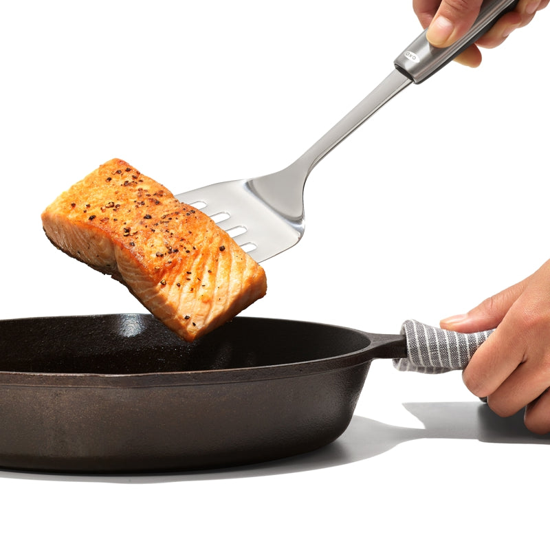 OXO   SteeL® Slotted Cooking Turner - The Cuisinet