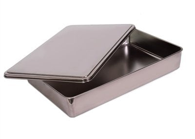YBM HOME Stainless Steel Covered Cake Pan, Silver (Small-2401) - The Cuisinet
