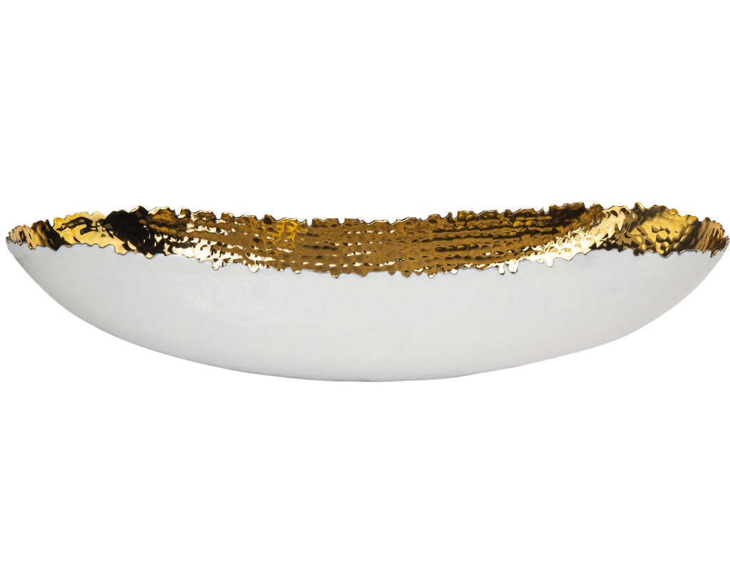 Godinger White/gold Centerpiece 19in 1pc - The Cuisinet