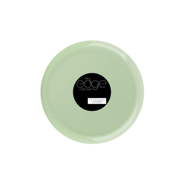 Edge Mint Appetizer Plates 6.3″ 10pc - The Cuisinet