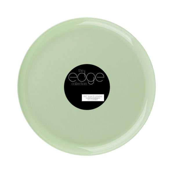 Edge Mint Green Salad Plates 8.6" 10pc - The Cuisinet