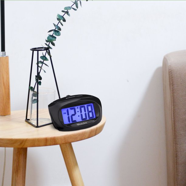 Westclox Digital 3.25" Blue LCD Alarm Clock - The Cuisinet