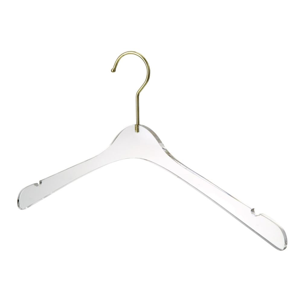 Quality Acrylic Hangers Gold w/ Flat Hook 1pc - The Cuisinet