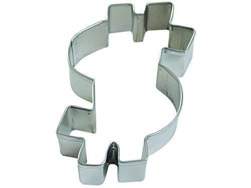 R&M Dollar Sign 4" Cookie Cutter in Durable, Economical, Tinplated Steel - The Cuisinet