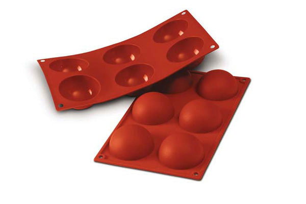 Silikomart Classic Silicone Pastry Mould - Hemisphere - 2-3/8" - The Cuisinet