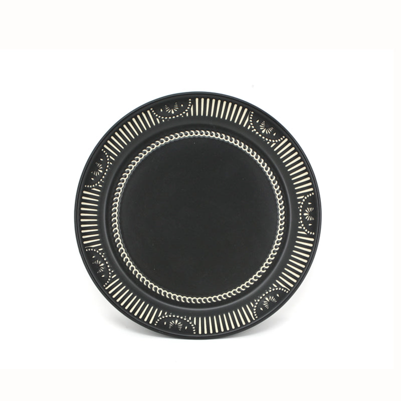 BIA Black BATIK Side Plate 8" 1pc - The Cuisinet