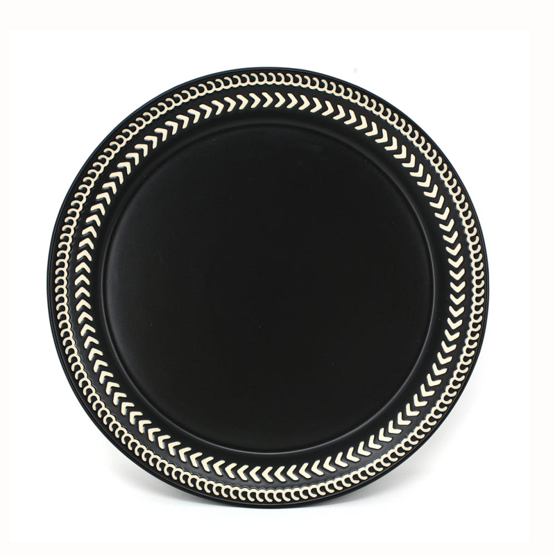 BIA Black BATIK Dinner Plate 10.5" 1pc - The Cuisinet