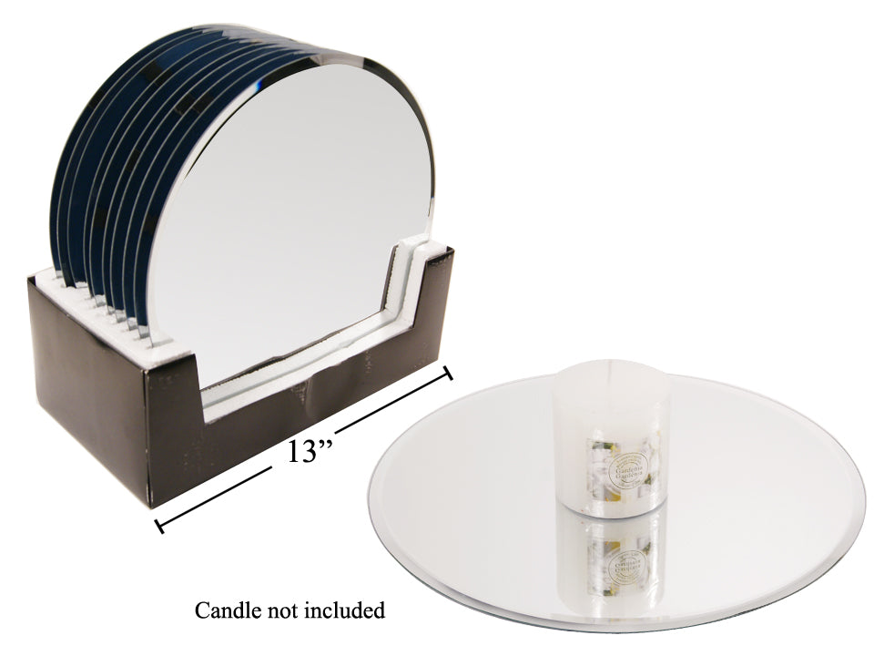 Mirror Candle Tray 1pc - The Cuisinet