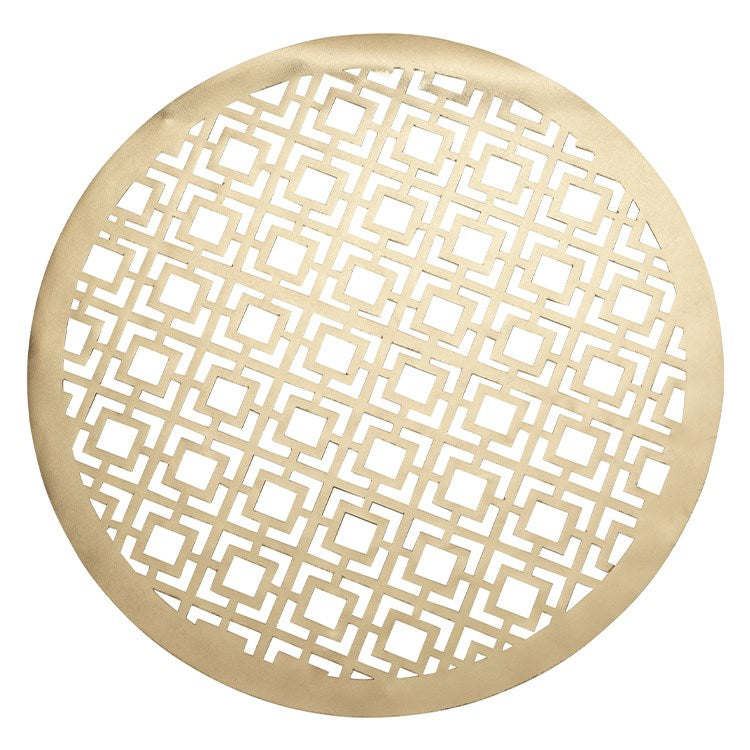 Kennedy Gold Squares Laser Cut PVC Placemat 1pc - The Cuisinet