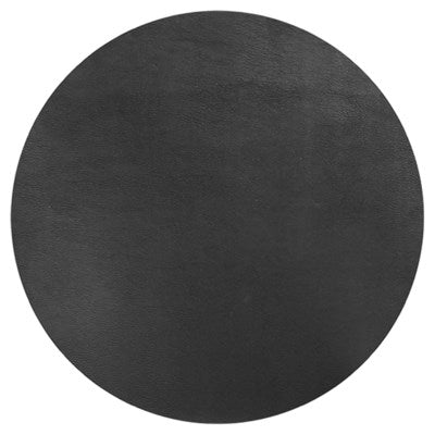 Studio Black Leather Round Placemat 1pc - The Cuisinet