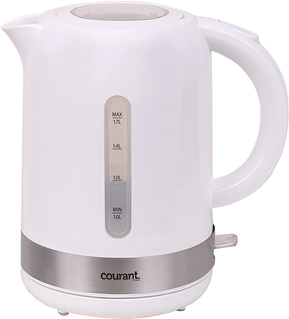 Courant White Electric Kettle Cordless 1.7L 1pc - The Cuisinet