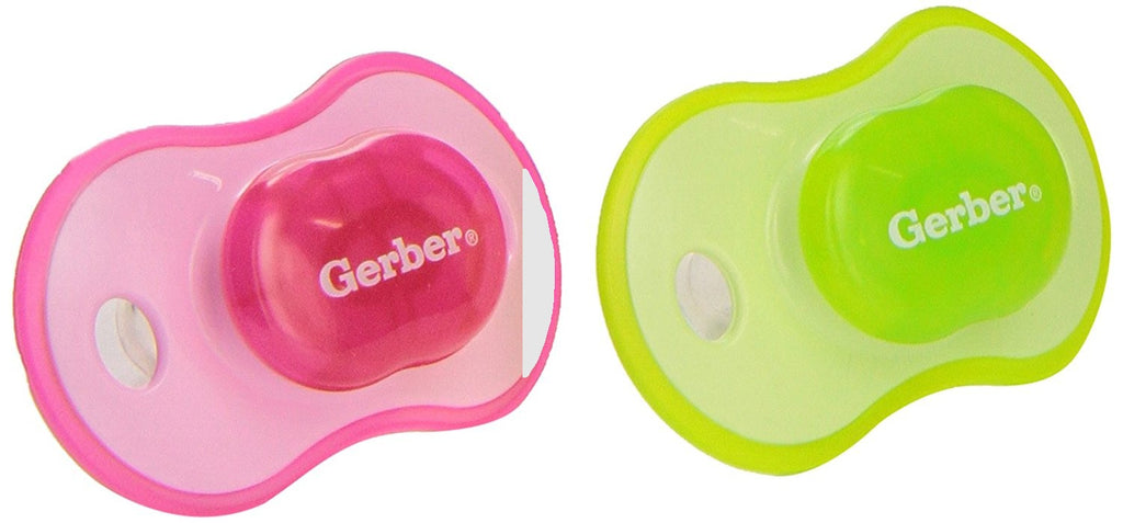 GERBER First Essentials Calming Pacifier in Assorted Colors, 0-6 Months - The Cuisinet
