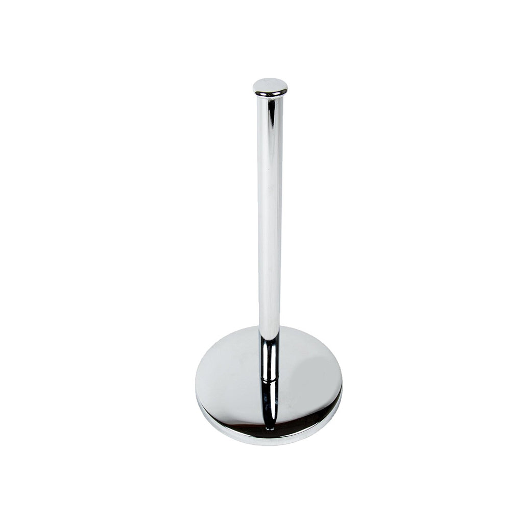 Luciano, 12.5 inches, Metal Paper Towel Holder, Silver - The Cuisinet