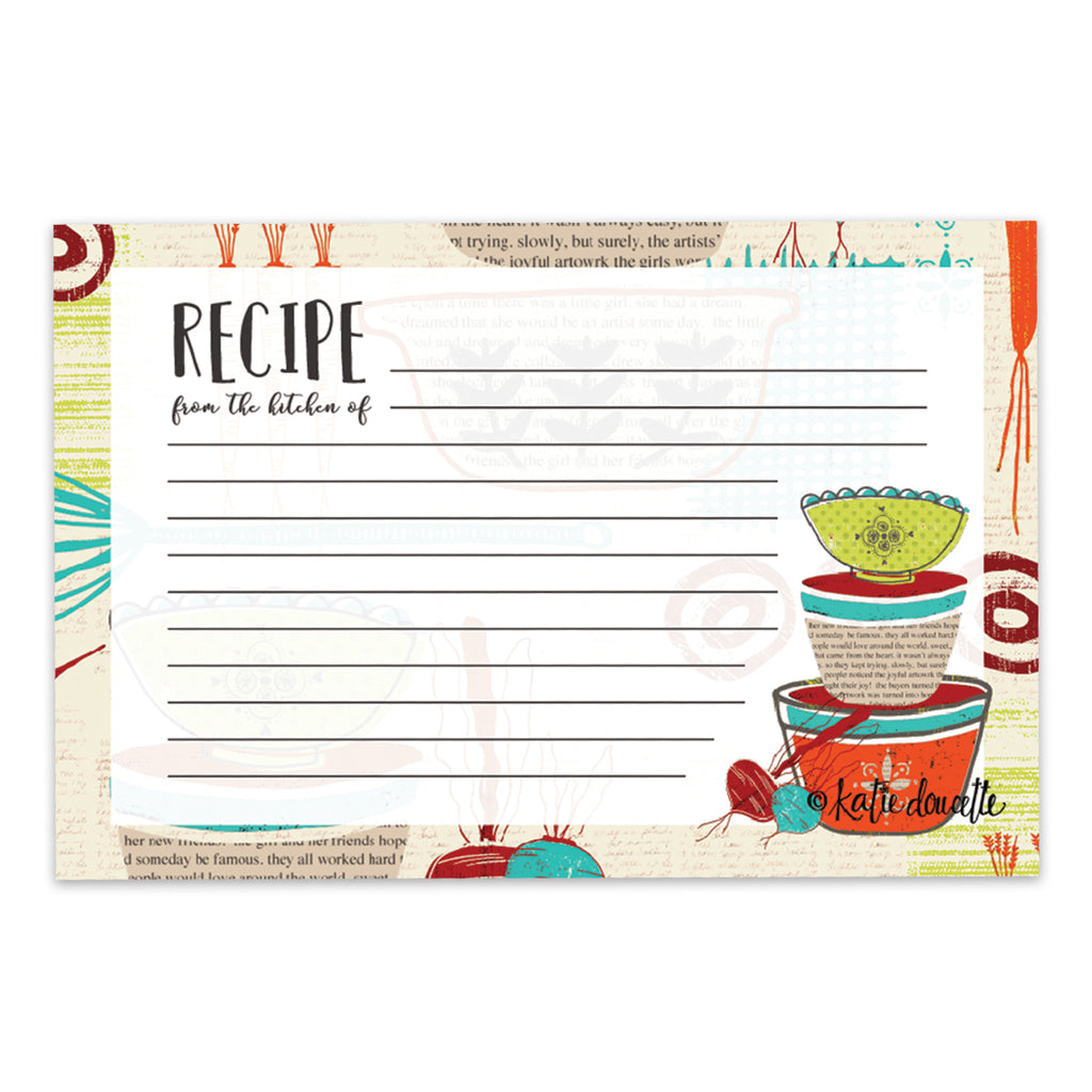 Made With Love Recipe Cards - The Cuisinet