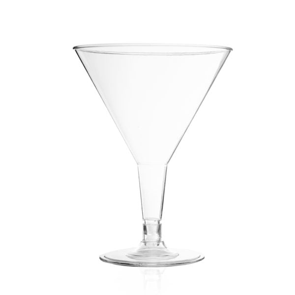 MiniWare Clear Martini Cups 6oz 8pc - The Cuisinet