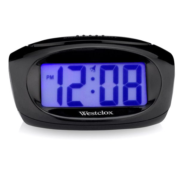 Westclox Digital 3.25" Blue LCD Alarm Clock - The Cuisinet