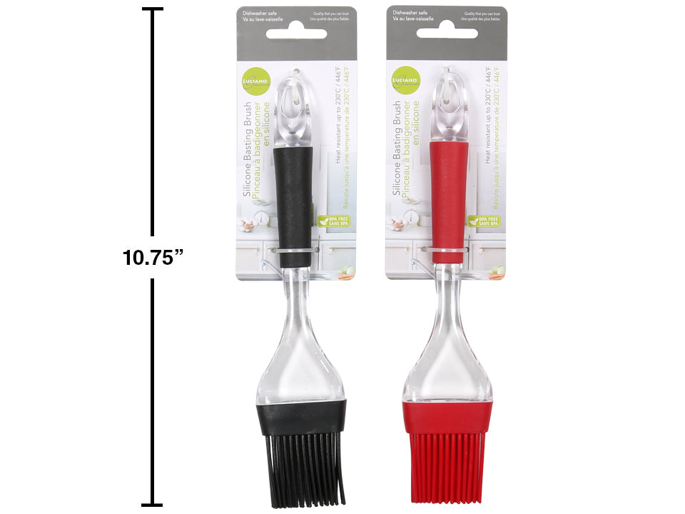 L.Gourmet Silicone Basting Brush w/ Silicone Handle - The Cuisinet
