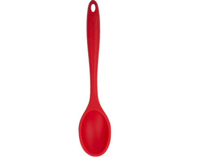 L.GOURMET, 11"L SILICONE SPOON Red - The Cuisinet