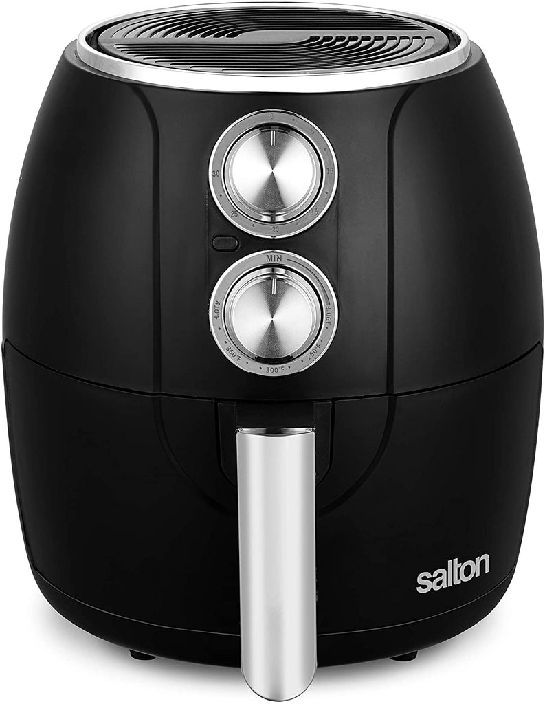 Salton Black Manual Air Fryer 3 L/3.1 Qt 1pc - The Cuisinet
