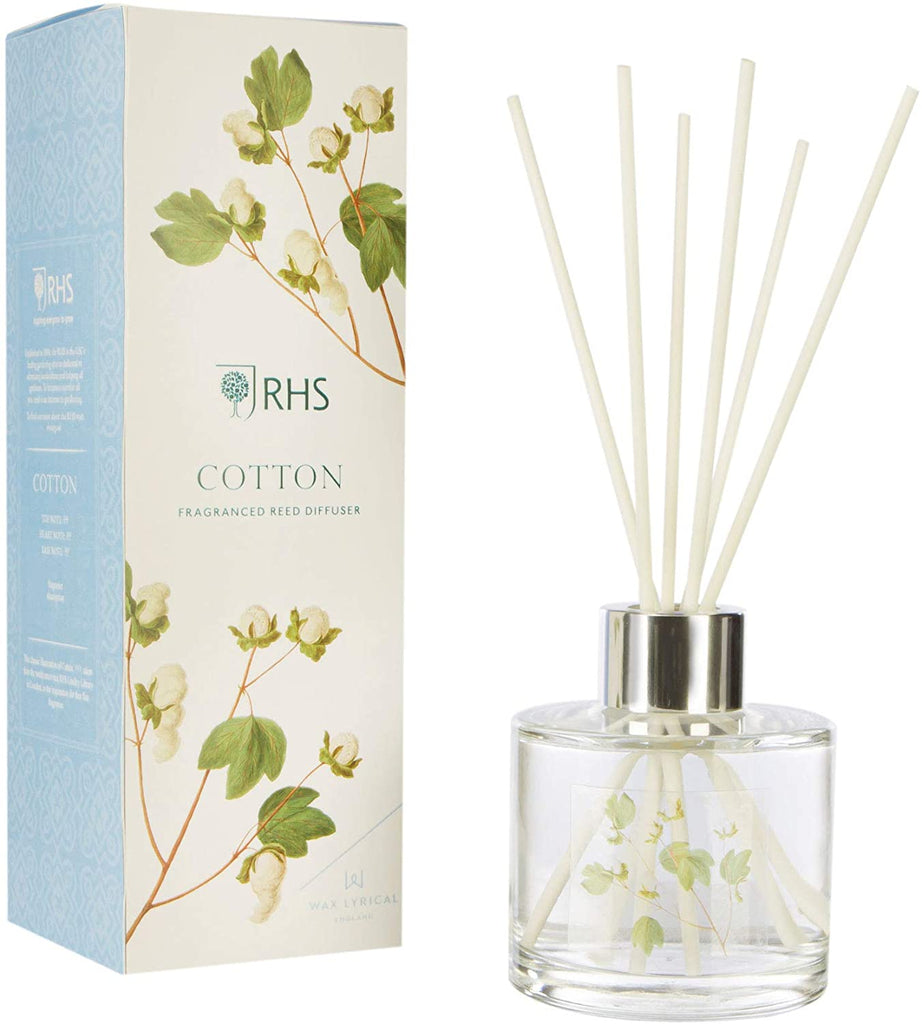 RHS Reed Diffuser Fragrant Garden Cotton 100ml 1pc - The Cuisinet