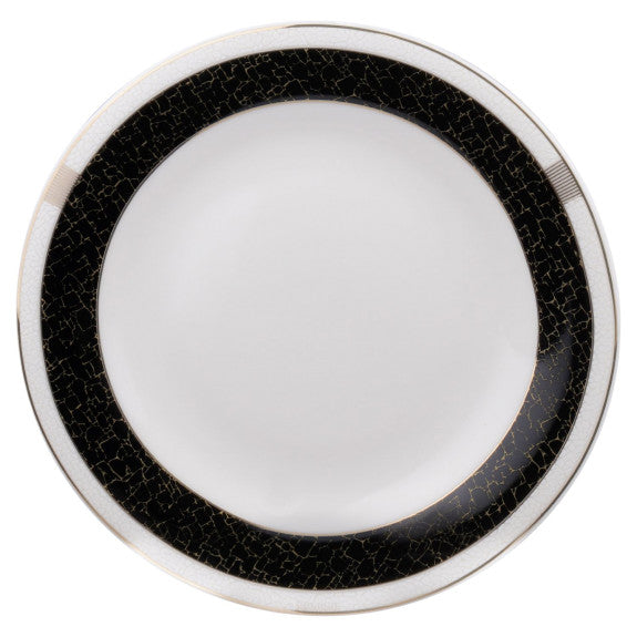 ICM Black Normand Dessert plate 6" 6pc - The Cuisinet