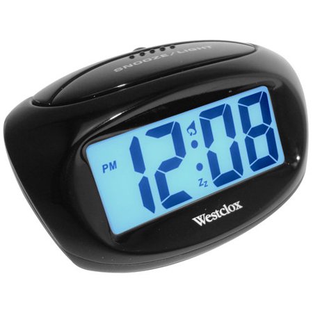 Westclox Black LCD Alarm Clock 1pc - The Cuisinet