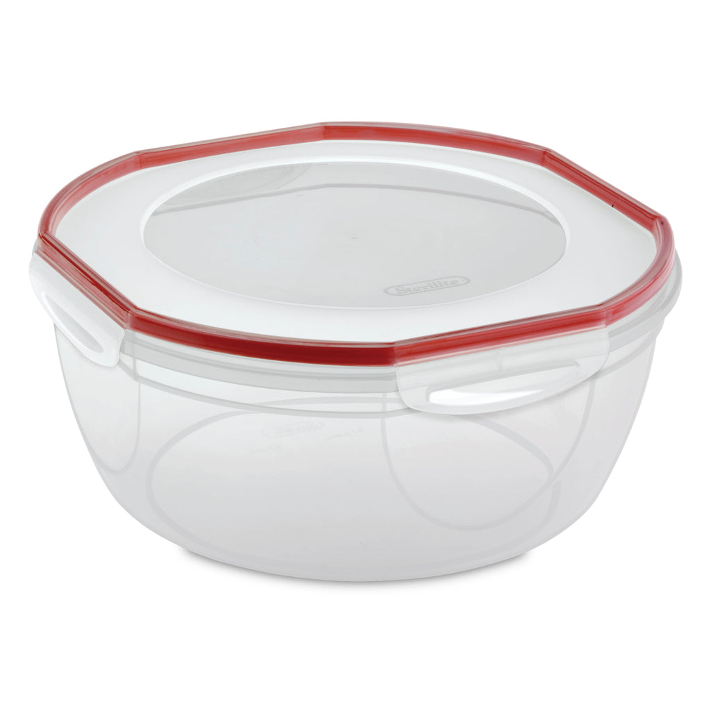 Sterilite Ultra•Seal™ 8.1 Qt. Bowl Clear - The Cuisinet