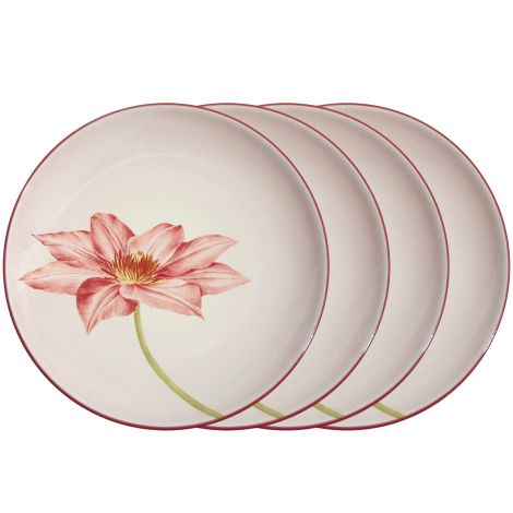 Noritake Accent/Luncheon Plate, Floral, 8 1/4" 4pc - The Cuisinet
