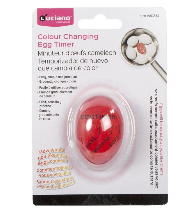 Luciano Colour Changing Egg Timer 1pc - The Cuisinet