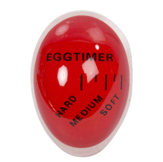 Color Changing Egg Timer - 2" In Diameter - Flat Bottom - The Cuisinet