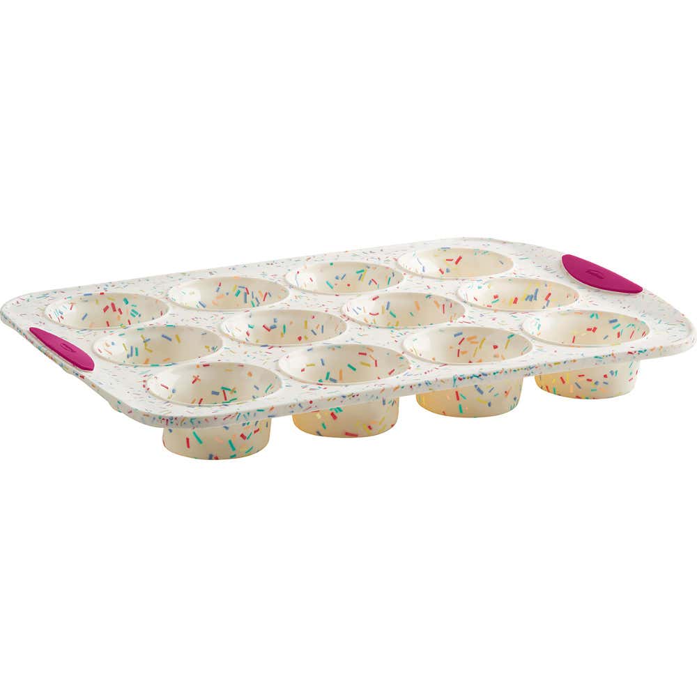 Trudeau Confetti Muffin Pan 12 Cup 1pc – The Cuisinet