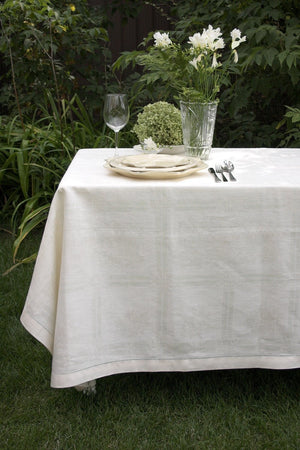 Linenway Natalie White Tablecloth