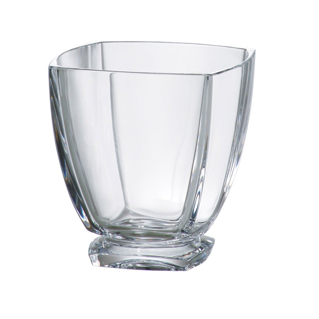 EUROPEAN LEAD FREE CRYSTALLINE SQUARE DOUBLE OLD FASHIONED TUMBLERS - 10.75 OZ., SET OF 6 - The Cuisinet