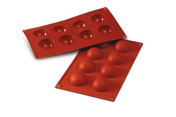 Silikomart 100% Platinum Silicone Half-Sphere 2-inch Mould - The Cuisinet