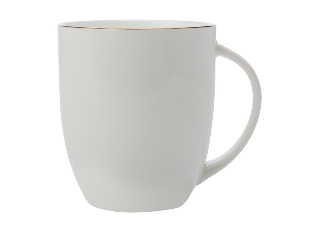 Luxe Coupe White Mug 420ml 1pc - The Cuisinet