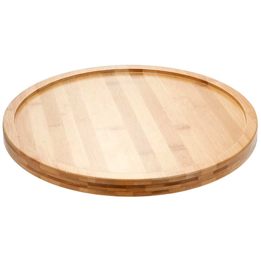 Bamboo Wooden Lazy Susan Turntable - The Cuisinet