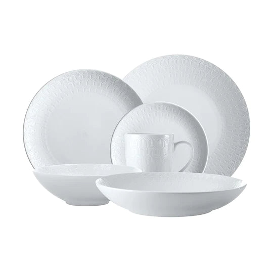MAXWELL AND WILLIAMS White Dalston Dinnerware Set 18pc - The Cuisinet